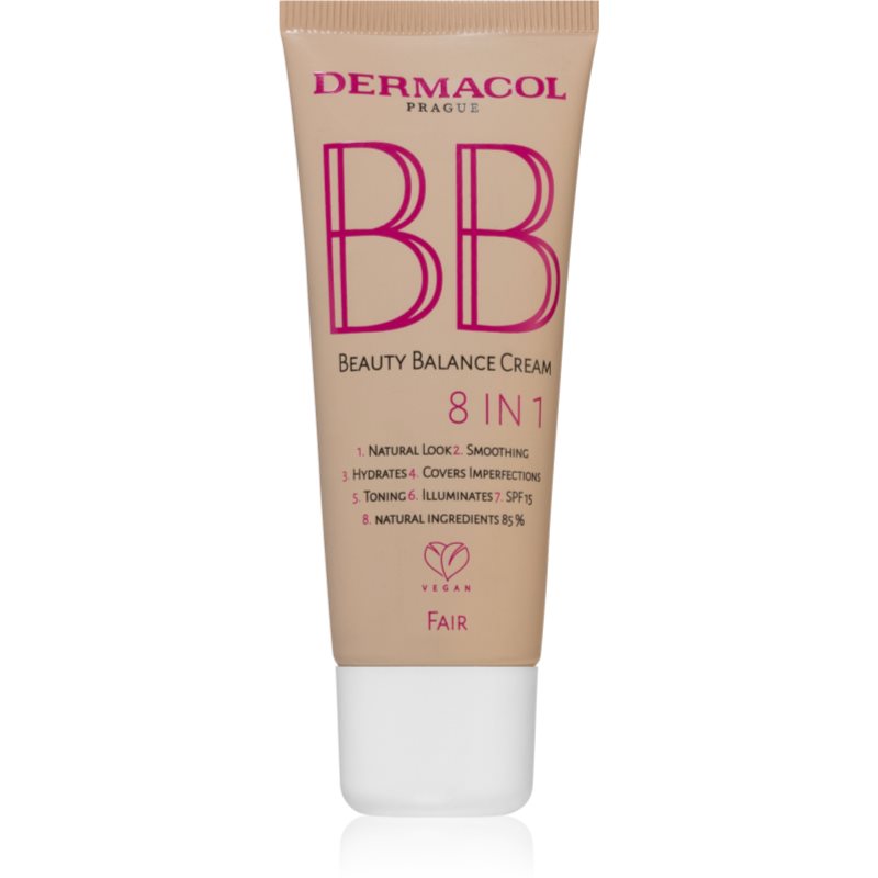 Dermacol Beauty Balance cremă BB cu efect de hidratare SPF 15 N.1 Fair 30 ml