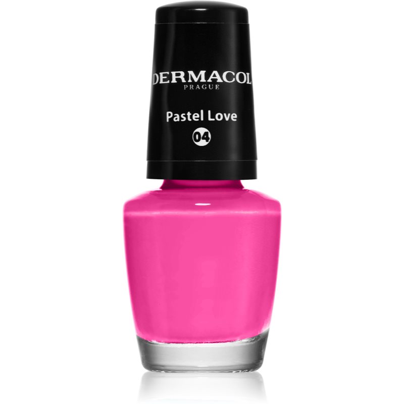 Dermacol Mini lac de unghii culoare 04 Pastel Love 5 ml