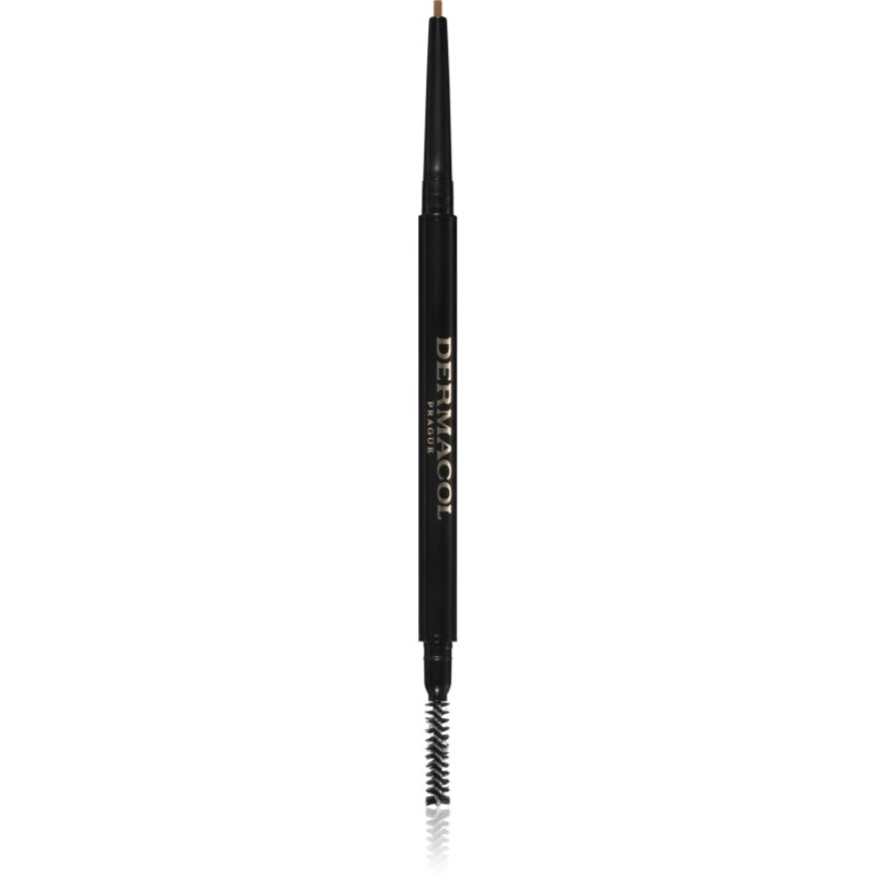 Dermacol Eyebrow Micro Styler creion pentru sprancene cu pensula culoare No.01 0,1 g