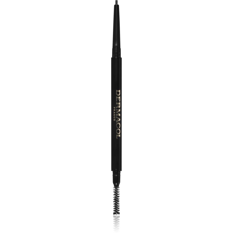 Dermacol Eyebrow Micro Styler creion pentru sprancene cu pensula culoare No. 03 0,1 g