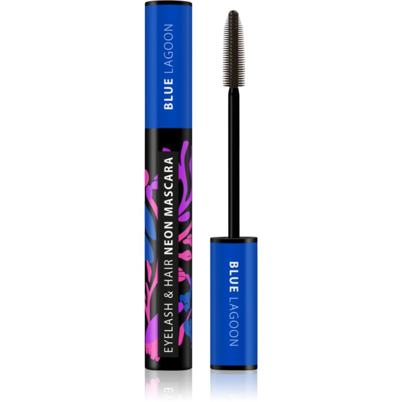 Dermacol Neon Eyelash & Hair mascara culoare Blue Lagoon 9 ml