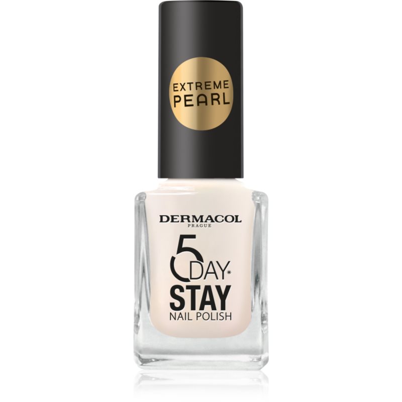 Dermacol 5 Day Stay Extreme Pearl lac de unghii stralucire de perla culoare 1 11 ml
