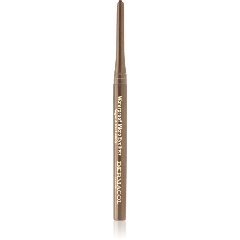 Dermacol Micro Eyeliner Waterproof creion dermatograf waterproof culoare 03 Dark Brown 1 g