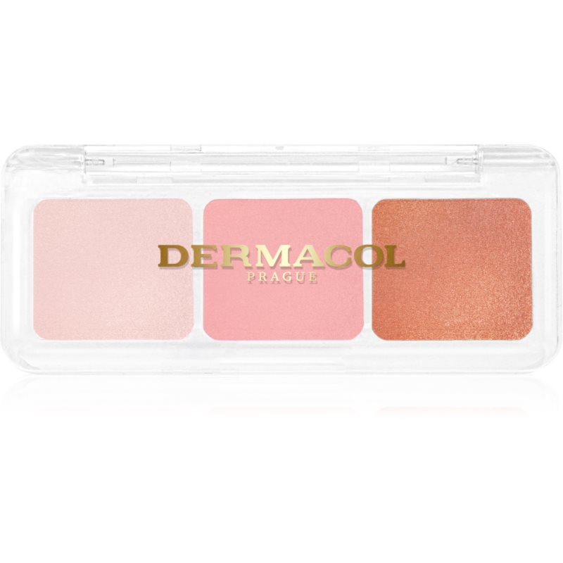 Dermacol Compact Trio paletă cu farduri de ochi culoare 4 Fairy Flirtini 4.2 g