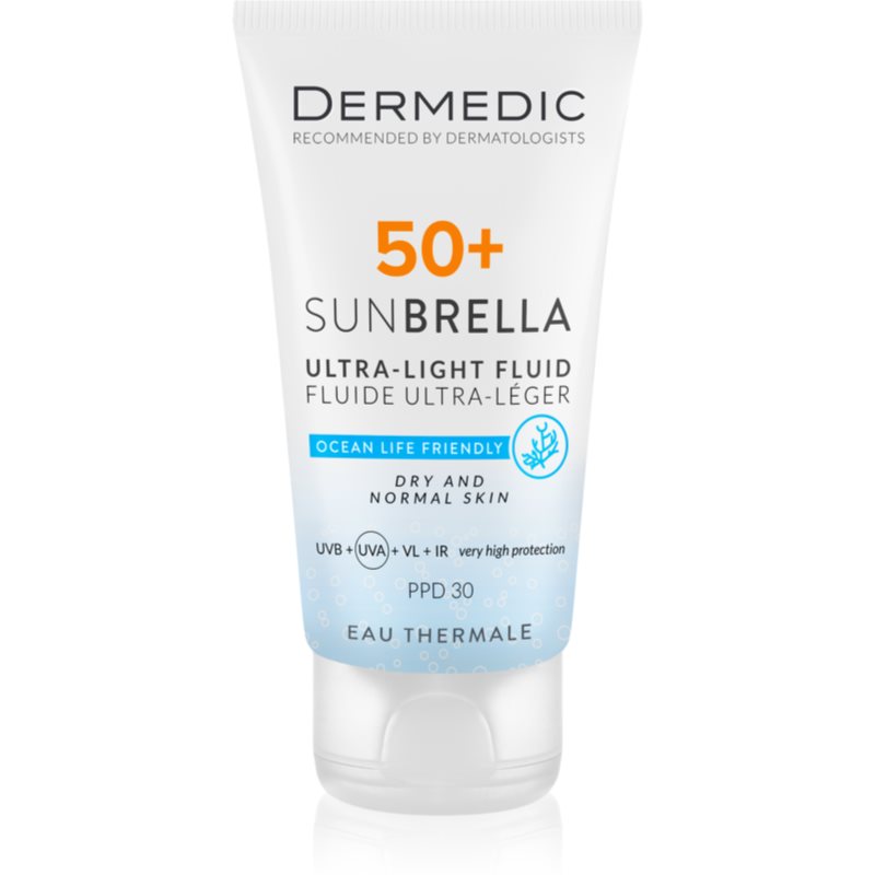 Dermedic Sunbrella lotiune emulsiva pentru tenul uscat SPF 50+ 40 ml