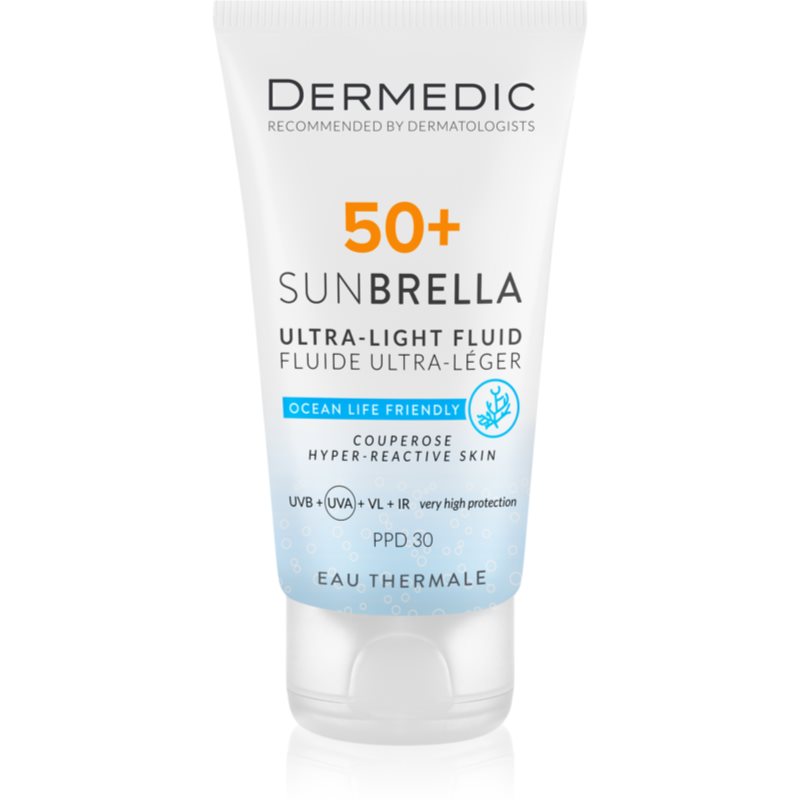 Dermedic Sunbrella lotiune emulsiva SPF 50+ pentru piele sensibila 40 ml