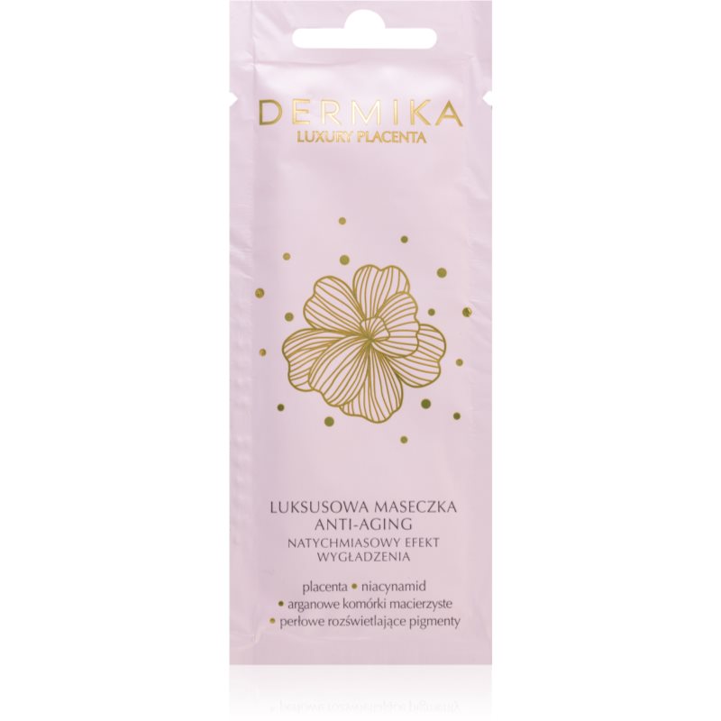 Dermika Luxury Placenta mască pentru față antirid 10 ml