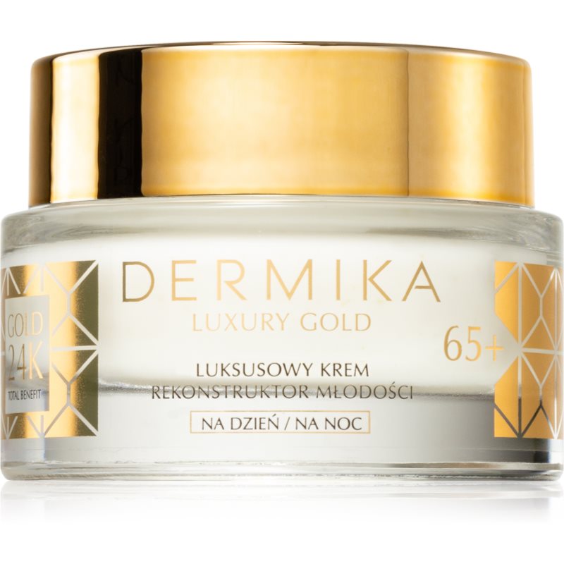 Dermika Luxury Gold crema reparatorie 65 + 50 ml