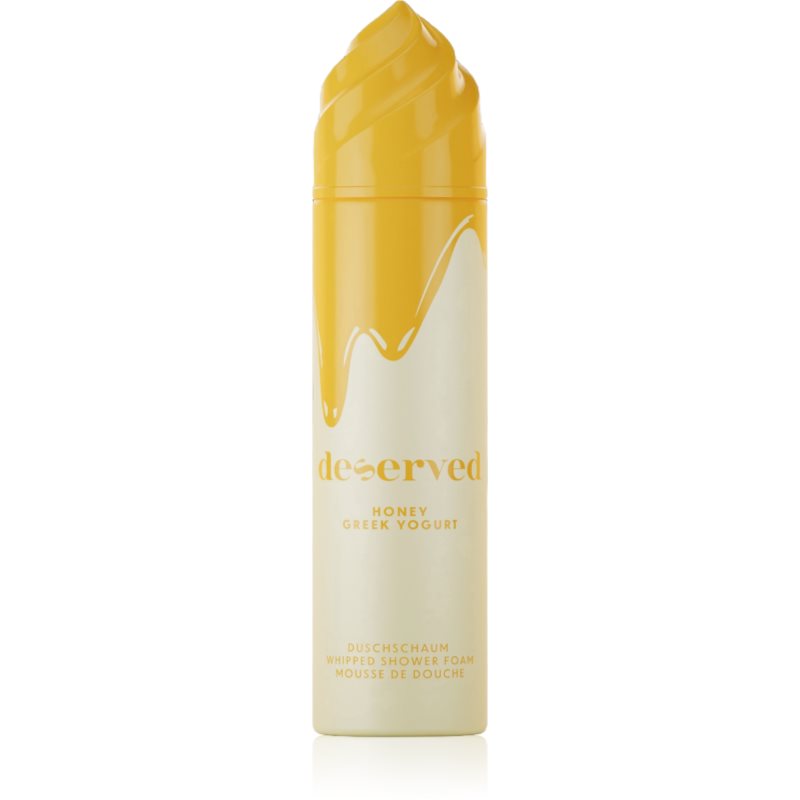 DESERVED Whipped Shower Foam Honey Greek Yogurt spumă pentru duș pentru corp 250 ml