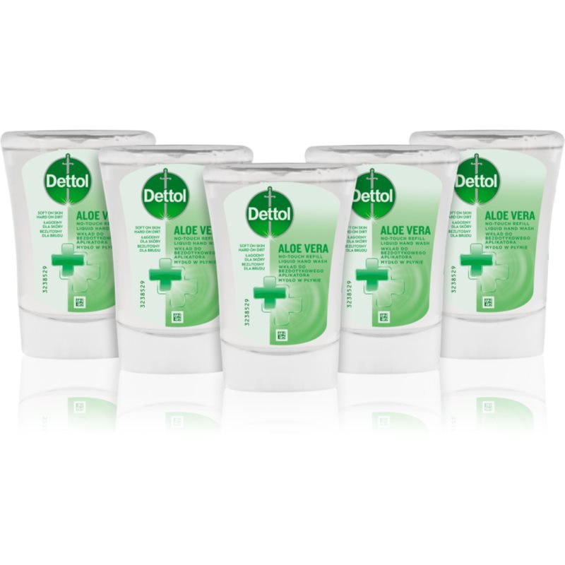 Dettol Soft on Skin Set rezervă pentru dozator de săpun cu senzori, fără atingere ambalaj economic Aloe Vera