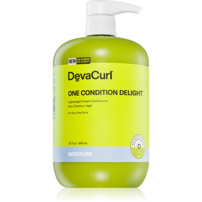 DevaCurl One Condition® Delight balsam light pentru par ondulat si cret 946 ml