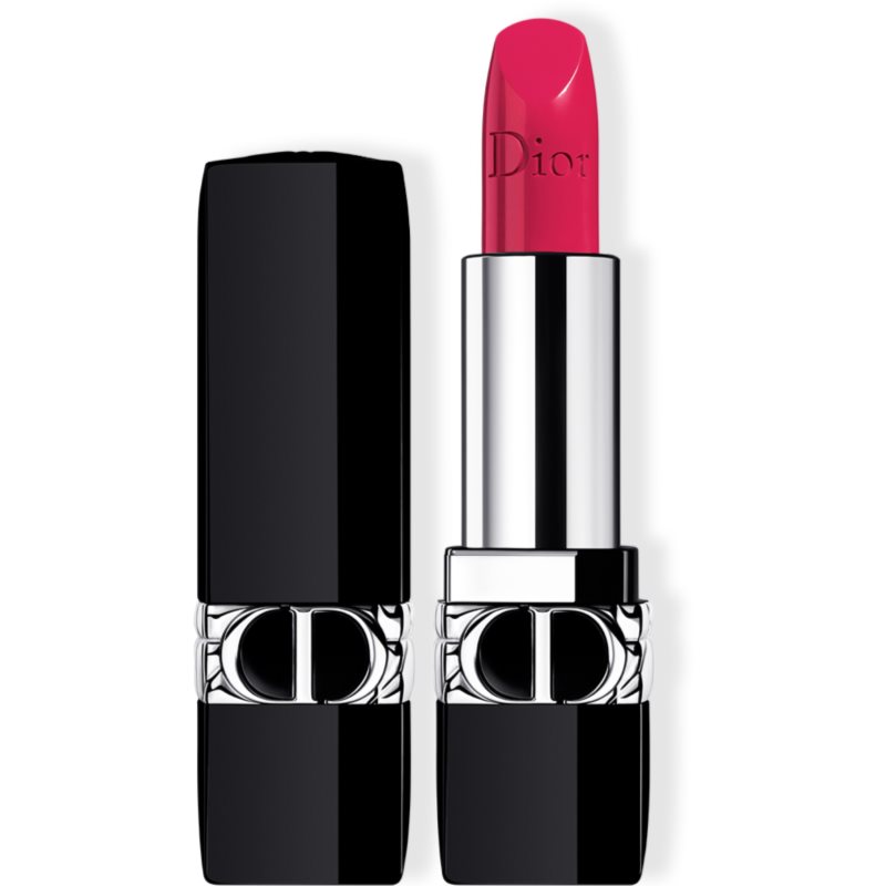 DIOR Rouge Dior ruj cu persistenta indelungata reincarcabil culoare 766 Rose Harpers Satin 3,5 g