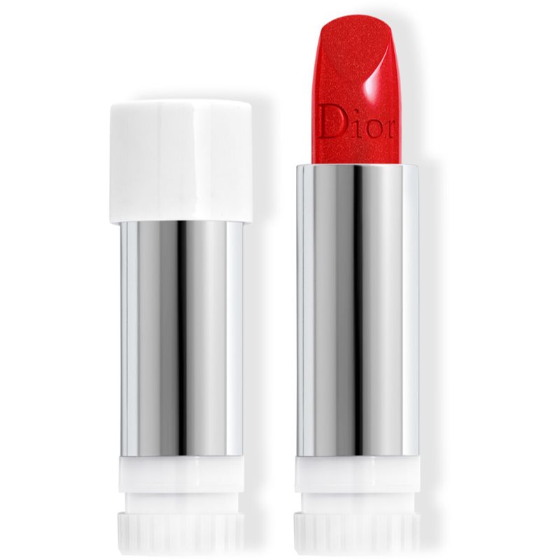 DIOR Rouge Dior The Refill ruj cu persistenta indelungata rezervă culoare 999 Metallic 3,5 g