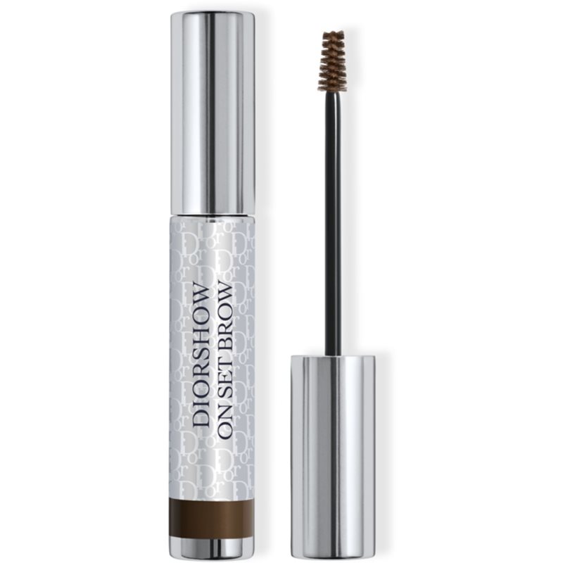 DIOR Diorshow On Set Brow mascara pentru sprâncene culoare 032 Dark Brown 5 ml