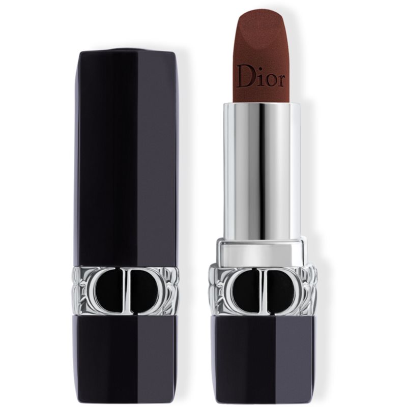 DIOR Rouge Dior ruj cu persistenta indelungata reincarcabil culoare 400 Nude Line (Velvet) 3,5 g