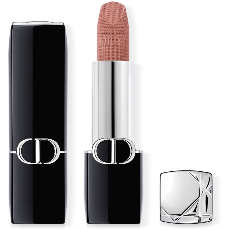 DIOR Rouge Dior ruj cu persistenta indelungata reincarcabil culoare 218 Rose Rose Velvet 3,5 g