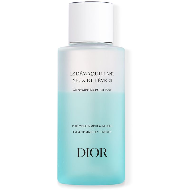 DIOR Eye & Lip Makeup Remover două faze pentru îndepărtarea machiajului de pe ochi și buze 125 ml