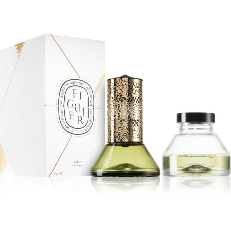 Diptyque Figuier aroma diffuser with filling Hourglass 75 ml