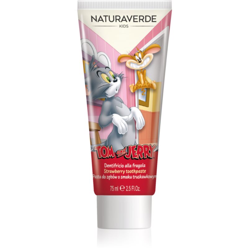 Disney Tom & Jerry Toothpaste Pasta de dinti pentru copii. Strawberry 75 ml