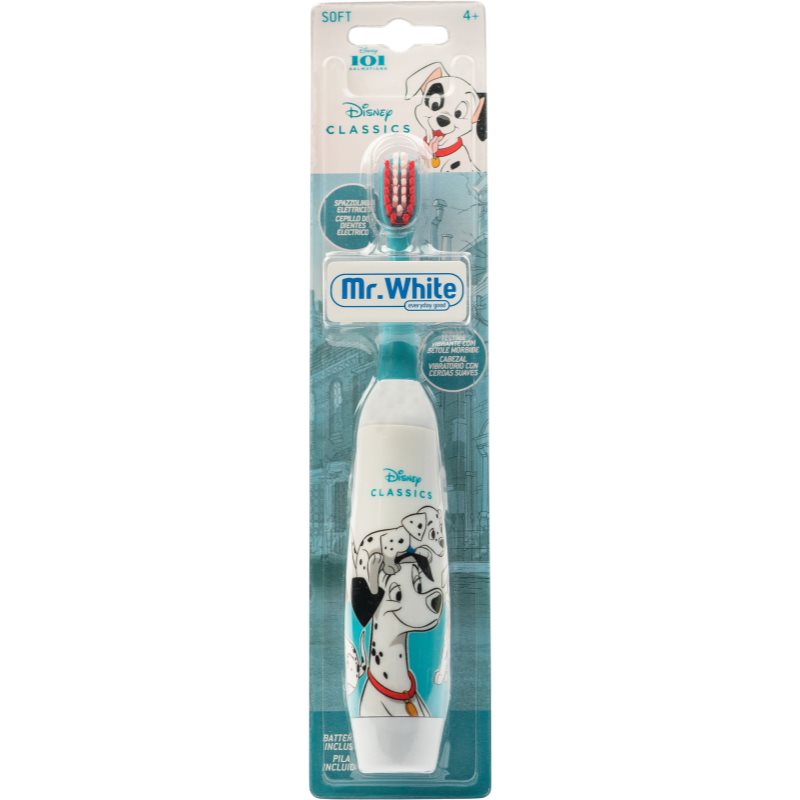 Disney 101 Dalmatians Battery Toothbrush baterie perie de dinti pentru copii fin 1 buc