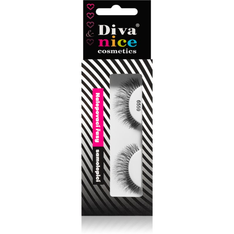 Diva & Nice Cosmetics Accessories Lashes gene false din par natural No. 6559 1 buc