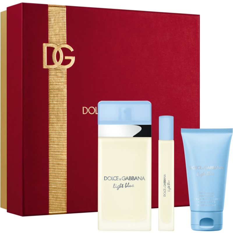 Dolce&Gabbana Light Blue EDT Trio Gift Set set cadou pentru femei