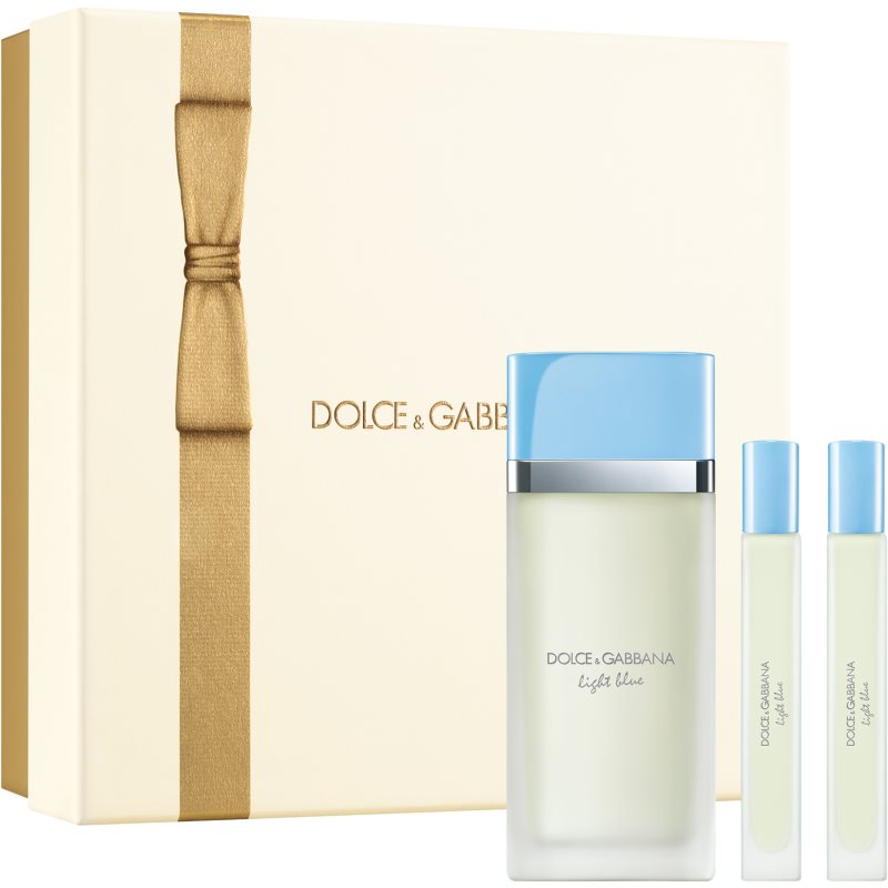 Dolce&Gabbana Light Blue EDT Trio Gift Set NEW set cadou pentru femei
