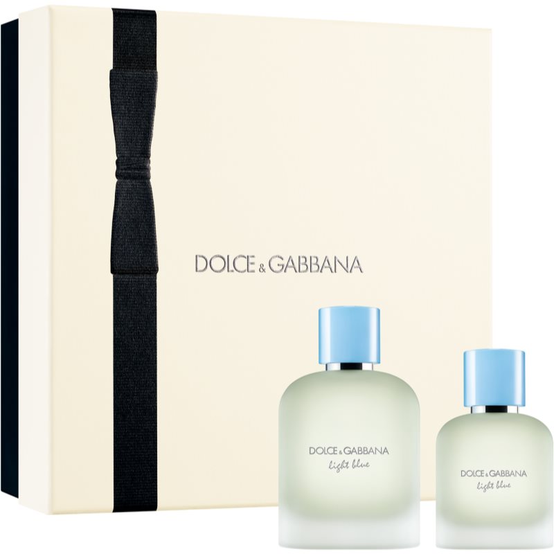 Dolce&Gabbana Light Blue Pour Homme EDT Duo Gift Set NEW set cadou pentru bărbați