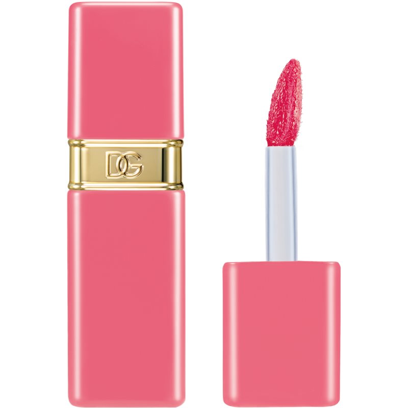 Dolce&Gabbana Rose Dew Lip Bite Ruj de buze lichid, de lunga durata cu efect de hidratare culoare 01 Bubbly Pink - Baby Pink 6 ml