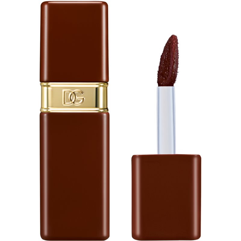 Dolce&Gabbana Rose Dew Lip Bite Ruj de buze lichid, de lunga durata cu efect de hidratare culoare 06 Quirky Mocha - Cool Brown 6 ml