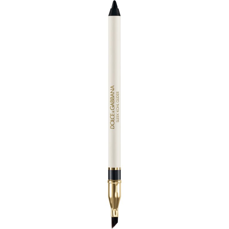 Dolce&Gabbana Sleek Kohl Glider eyeliner khol cu pensula culoare 01 Total Black - True Black 1.2 g
