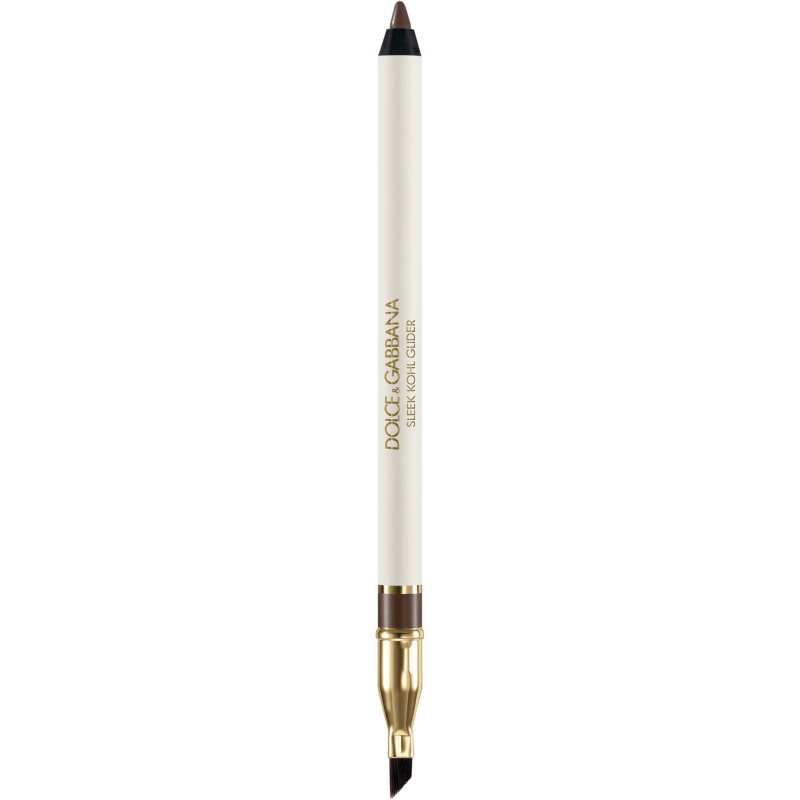 Dolce&amp;Gabbana Classic Sleek Kohl Glider eyeliner khol cu pensula culoare 02 Espresso Brown - Deep Warm Brown 1.2 g