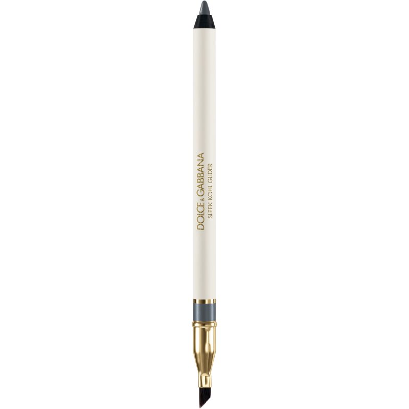Dolce&amp;Gabbana Classic Sleek Kohl Glider eyeliner khol cu pensula culoare 06 Metallic Steel - Blue Toned Metallic Silver Grey 1.2 g