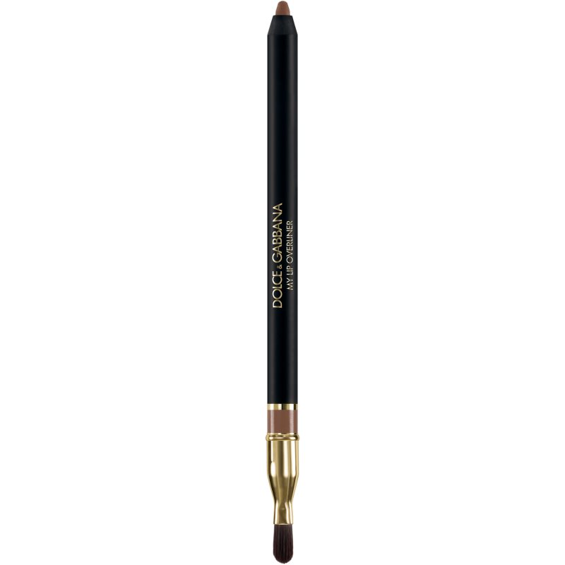 Dolce&Gabbana My Lip Overliner creion contur pentru buze cu pensula culoare 04 My Caramel Brown - Light Neutral Brown 1.2 g