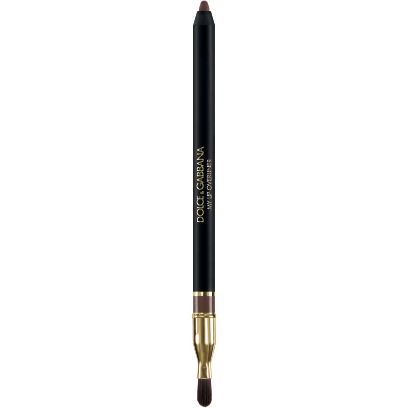 Dolce&Gabbana My Lip Overliner creion contur pentru buze cu pensula culoare 05 My Chocolate Brown - Rich Neutral Deep Brown 1.2 g