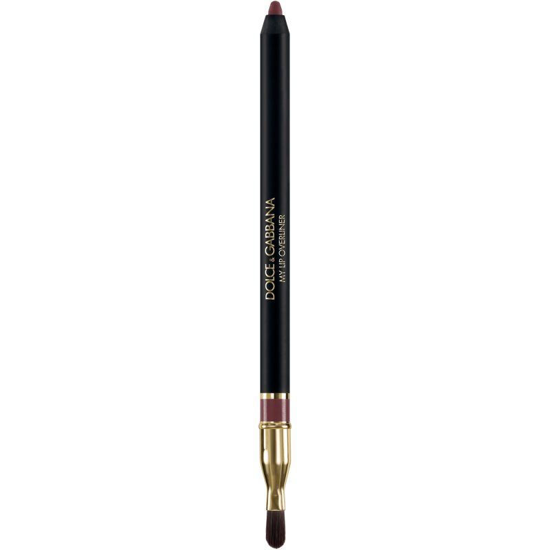 Dolce&Gabbana My Lip Overliner creion contur pentru buze cu pensula culoare 06 My Rich Plum - Warm Red Toned Purple 1.2 g