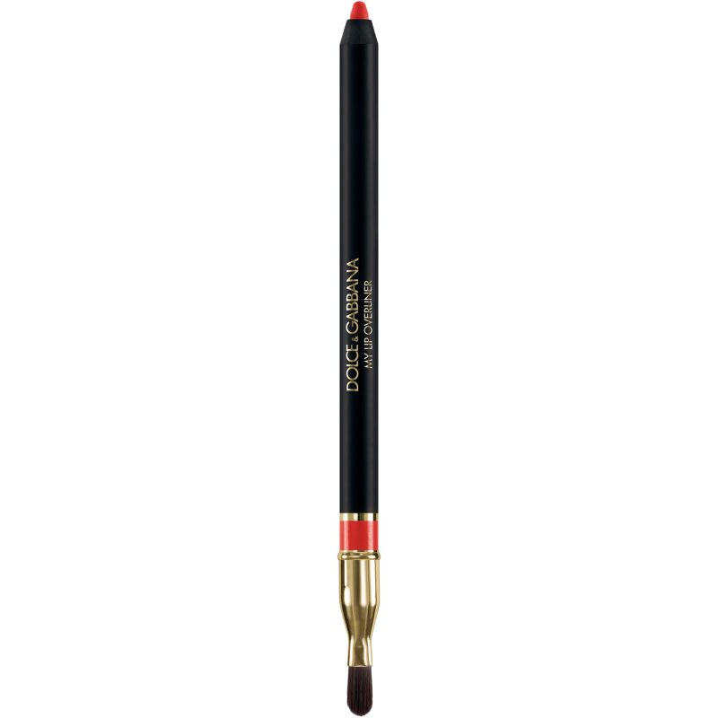 Dolce&Gabbana Classic My Lip Overliner creion contur pentru buze cu pensula culoare 09 My Bright Red - Bright Orange Toned Red 1.2 g