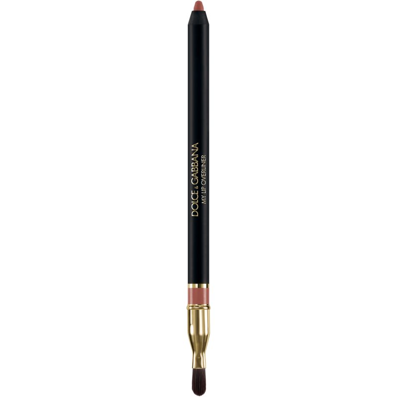 Dolce&Gabbana My Lip Overliner creion contur pentru buze cu pensula culoare 11 My Terracotta Peach - Burnt Sienna Muted Peach 1.2 g