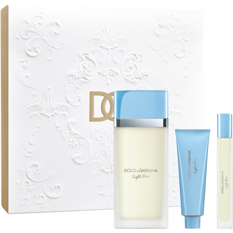 Dolce&Gabbana Light Blue EDT Trio Gift Set set cadou pentru femei