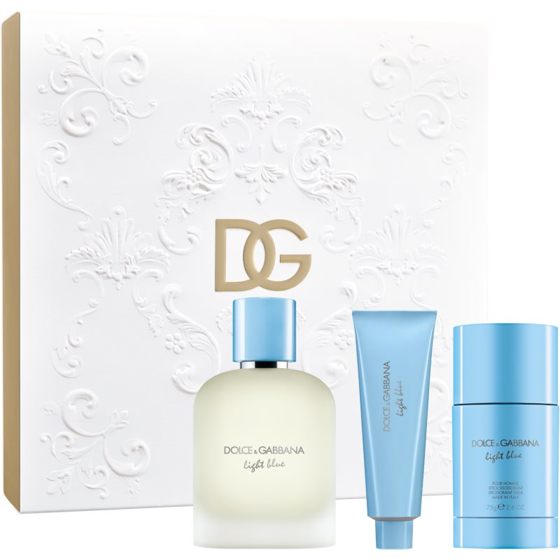 Dolce&Gabbana Light Blue Pour Homme EDT Gift Set set cadou pentru bărbați