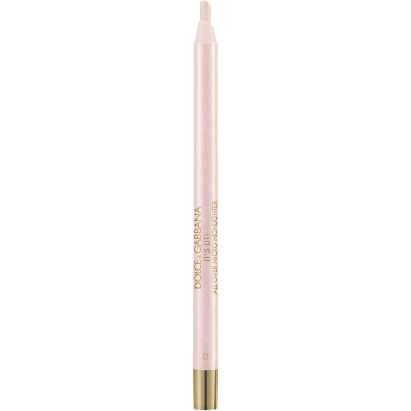 Dolce&Gabbana Bold Its Lit! iluminator solid cremos in creion culoare 02 Galactic Glimmer - Pink-Lilac Pearlescent Multichrome 0.35 g