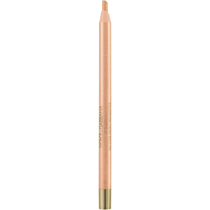 Dolce&Gabbana Bold Its Lit! iluminator solid cremos in creion culoare 03 Golden Hour - Shimmering Champagne 0.35 g