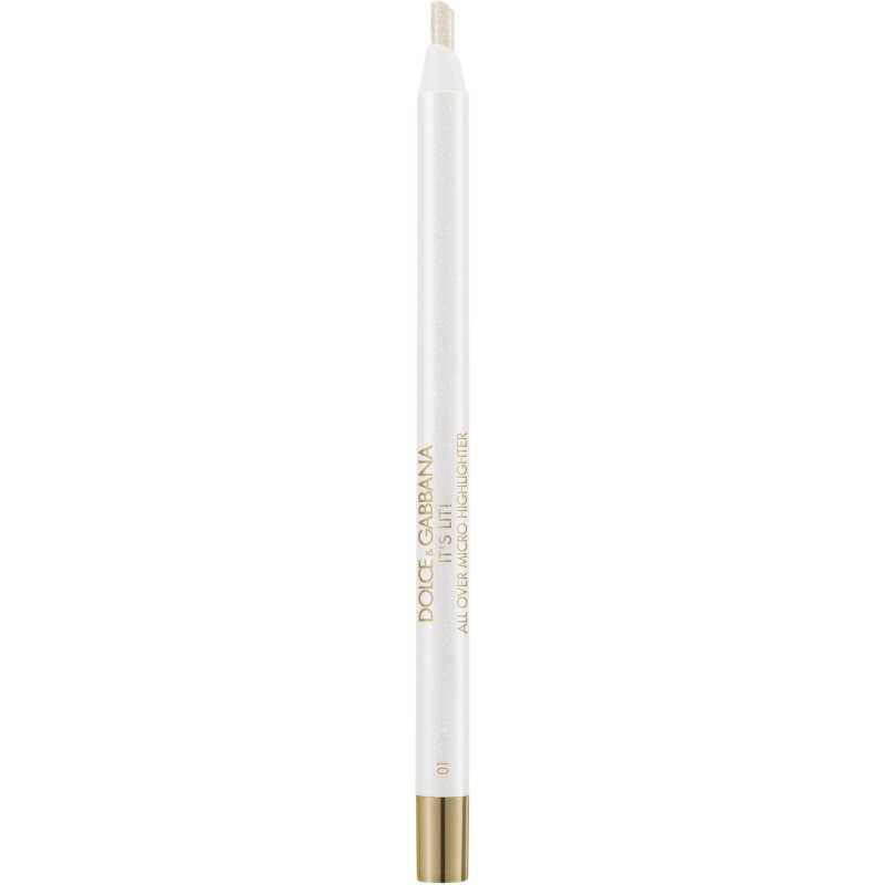 Dolce&Gabbana Bold Its Lit! iluminator solid cremos in creion culoare 01 North Star - Shimmering Platinum 0.35 g