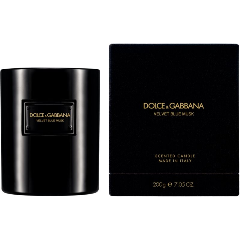 Dolce&Gabbana Velvet Blue Musk Scented Candle lumânare parfumată 200 g