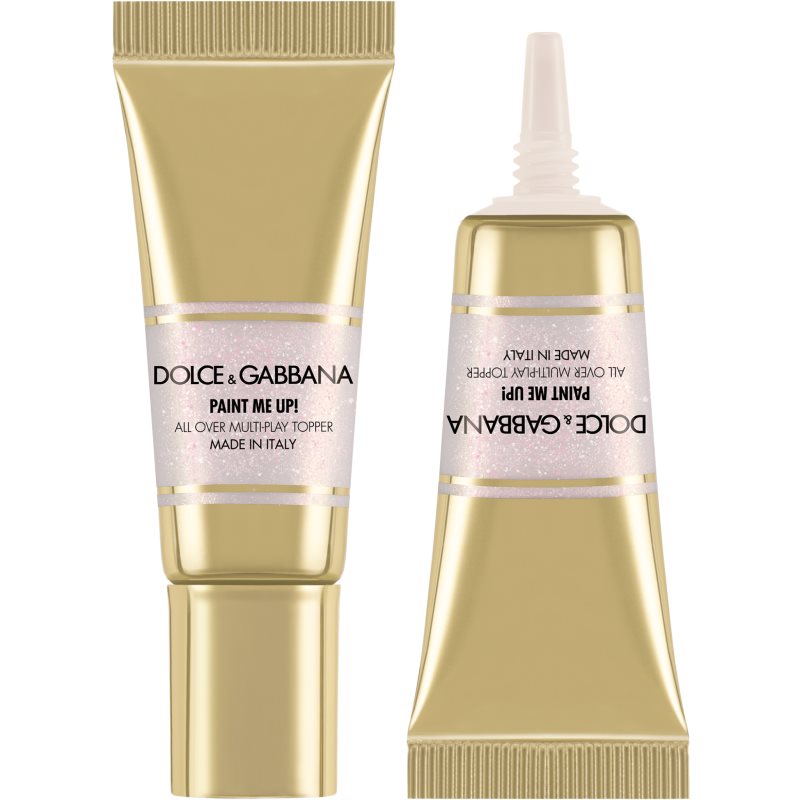 Dolce&Gabbana Bold Paint Me Up! machiaj multifuncțional pentru ochi, buze și față culoare 05 Pearl Drip - Gold & Pink Duo Chrome 5 ml