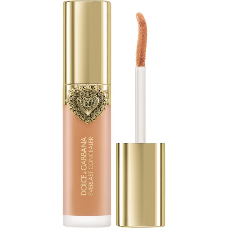 Dolce&Gabbana Flawless Everlast Concealer anticearcan cu efect de lunga durata culoare 25 Medium Deep - Peach Undertones 11 ml