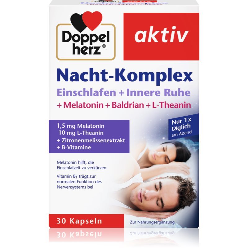 Doppelherz Nacht - Komplex Kapseln bei Schlaf- und Einschlafproblemen 30 KAP