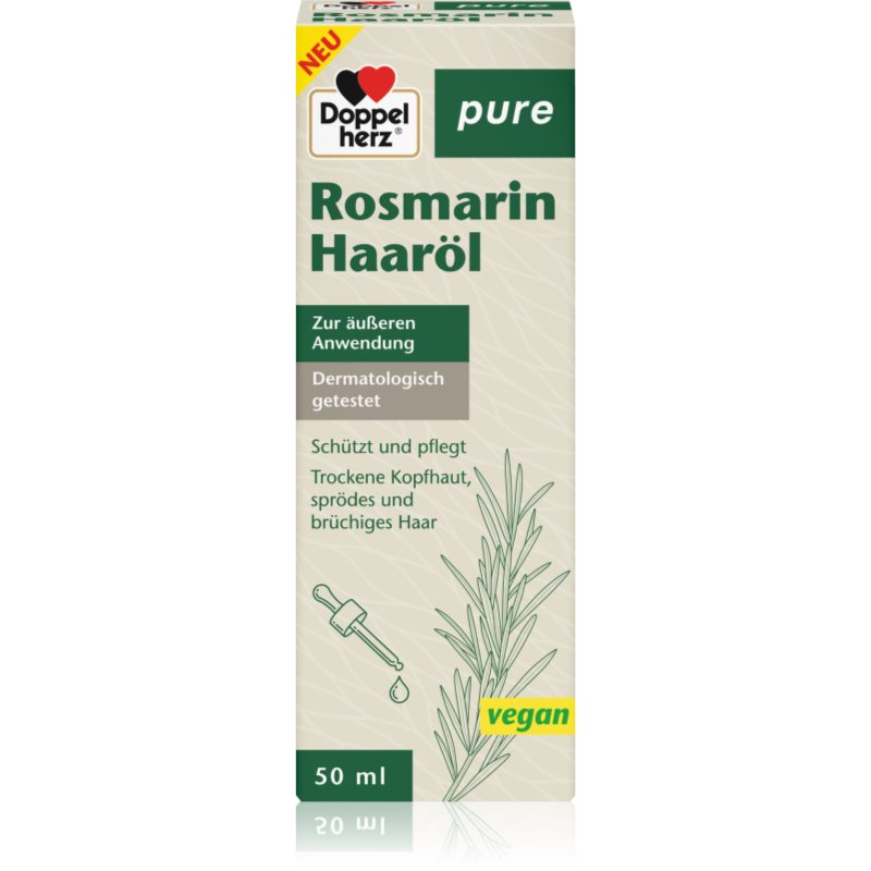 Doppelherz pure Rosmarin Haaroel ulei pentru par pentru intarirea parului 50 ml