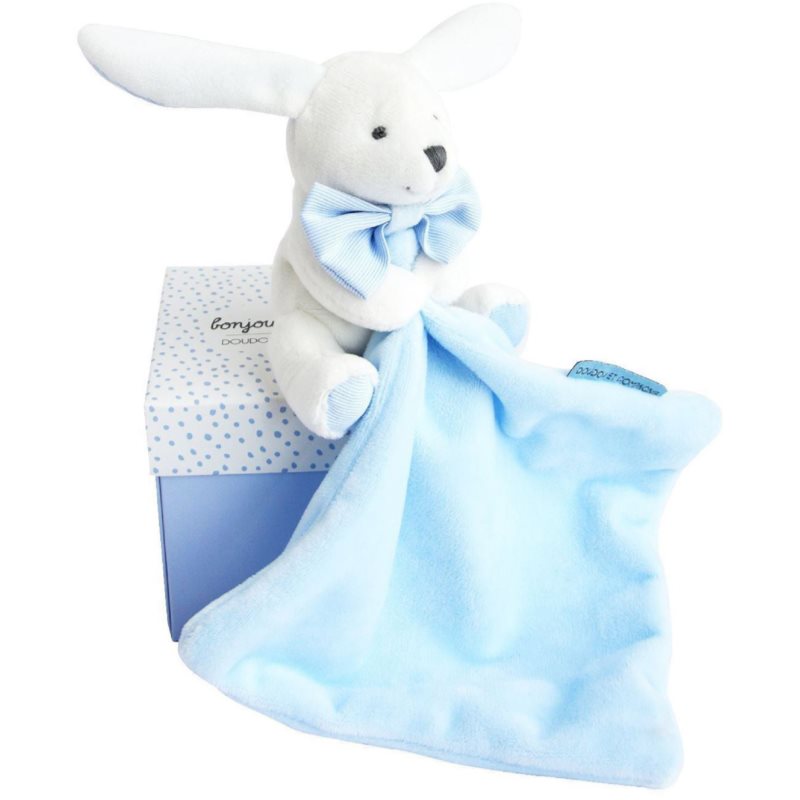Doudou Gift Set Blue Rabbit set cadou pentru nou-nascuti si copii 1 buc