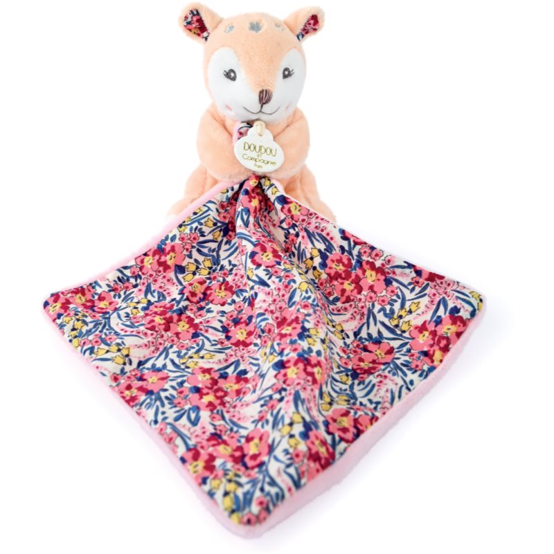 Doudou Gift Set Soft Toy with Blanket jucărie de pluș pentru nou-nascuti si copii Deer 1 buc
